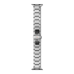 Hot Shinola 20mm Stainless Steel 3-Link Apple Watch Bracelet