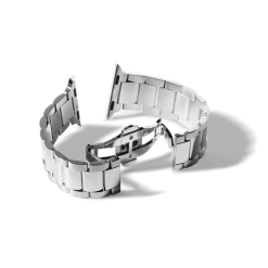 Hot Shinola 20mm Stainless Steel 3-Link Apple Watch Bracelet