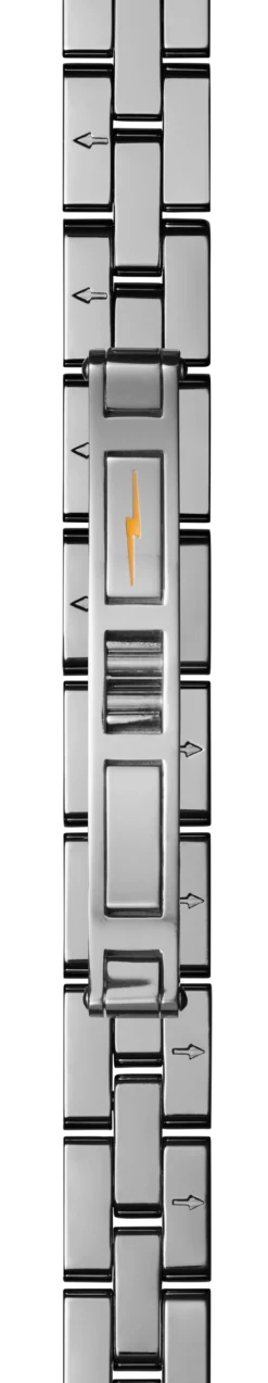 Shinola 8mm Stainless Steel 3-Link Bracelet Silver