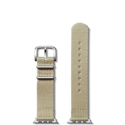 Outlet Shinola 20mm Tan Split Nylon Apple Watch Strap