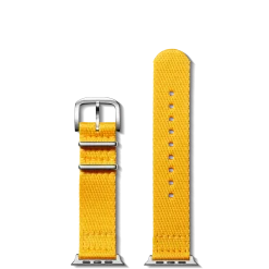 Best Shinola 20mm Yellow Split Nylon Apple Watch Strap