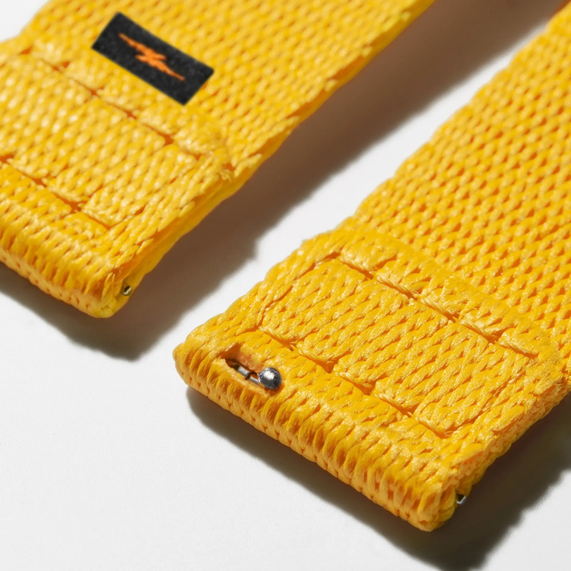 Best Shinola 20mm Yellow Split Nylon Apple Watch Strap