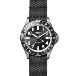 Discount Shinola Monster GMT Automatic Watch Black