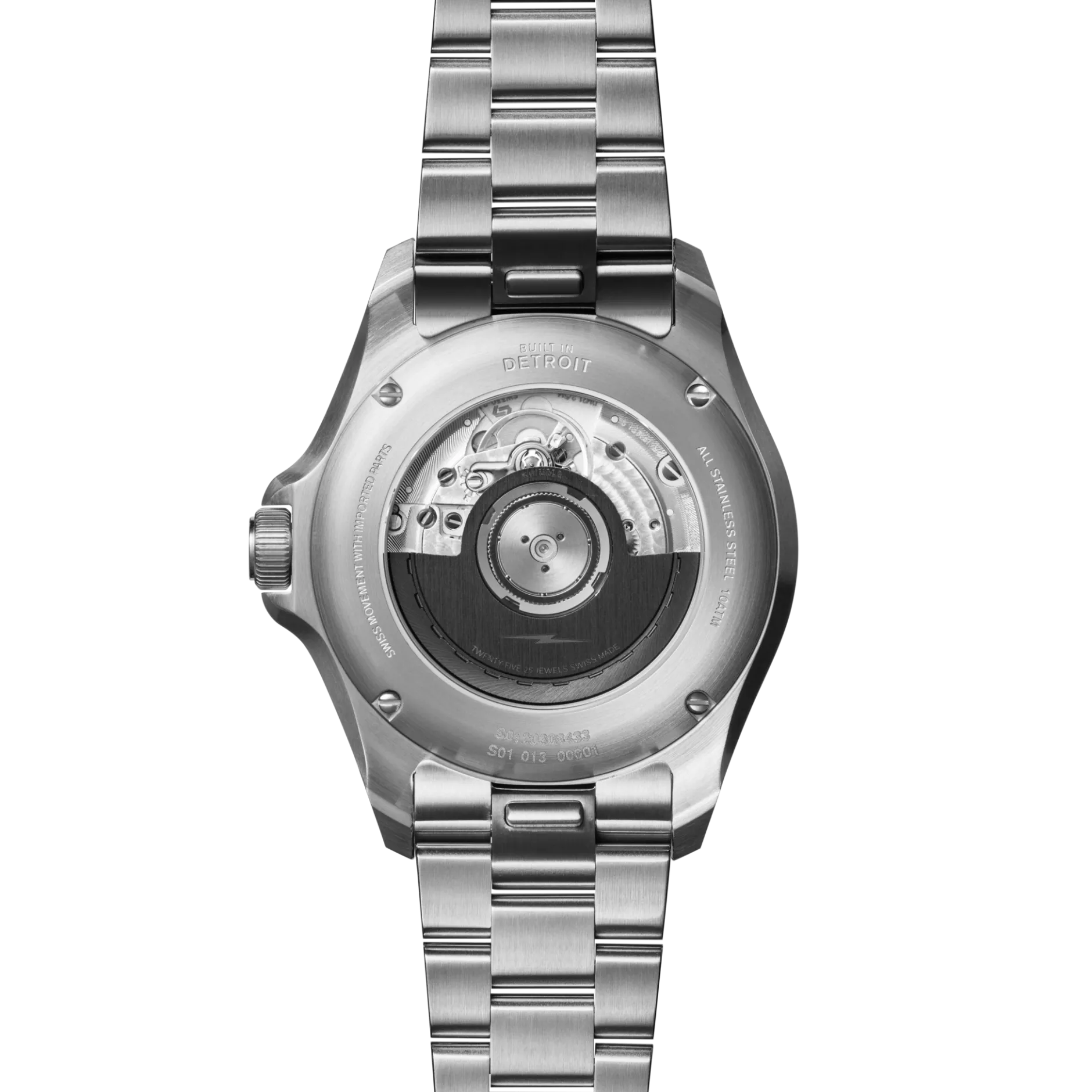 New Shinola Monster GMT Automatic Watch Whiskey