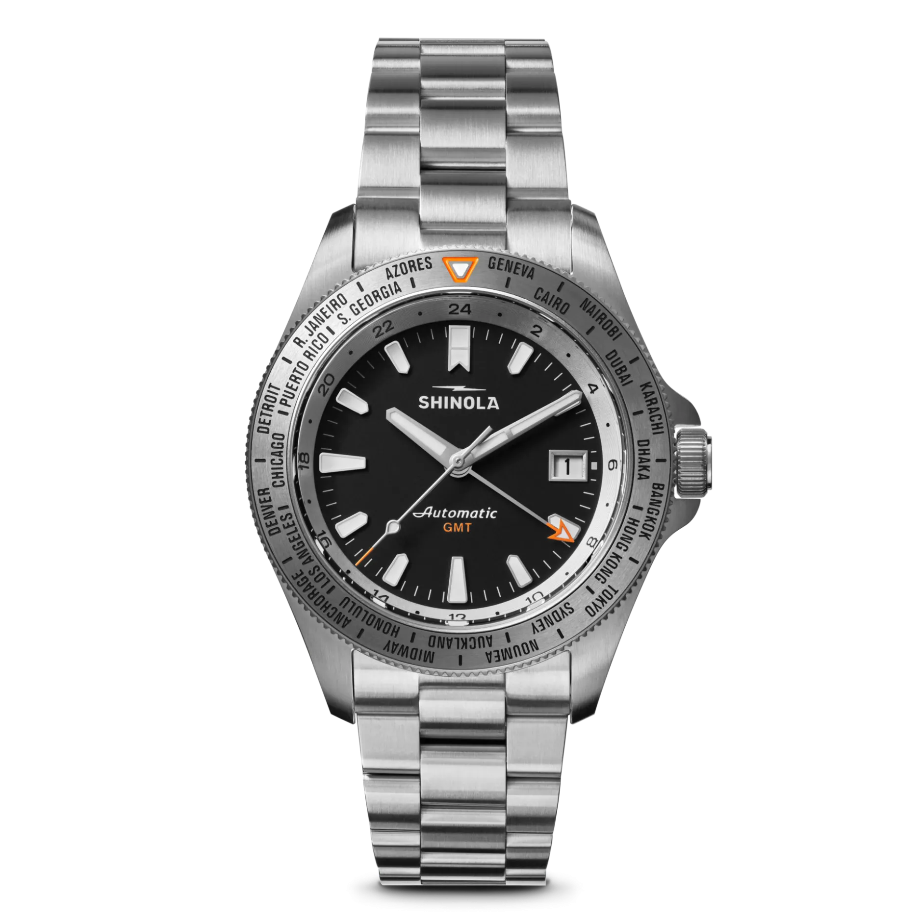 Outlet Shinola Monster Worldtimer GMT Watch