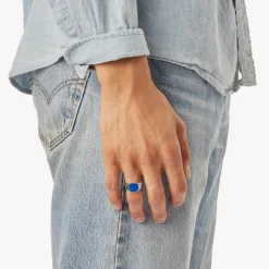Online Shinola Octagonal Signet Ring Lapis