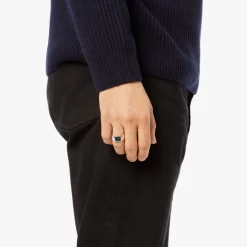 Shinola Octagonal Signet Ring Onyx