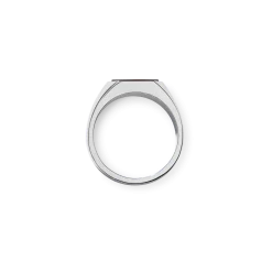 Shinola Octagonal Signet Ring Onyx