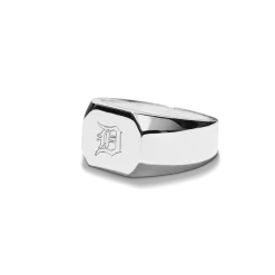 Shinola Octagonal Signet Ring Sterling Silver