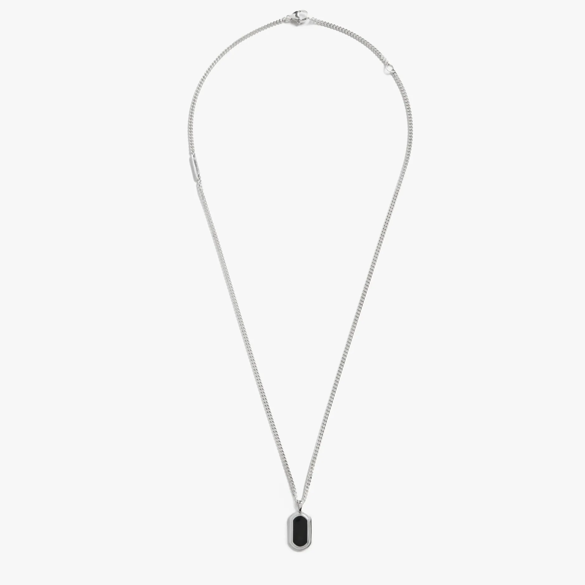 Clearance Shinola Onyx Tag Necklace
