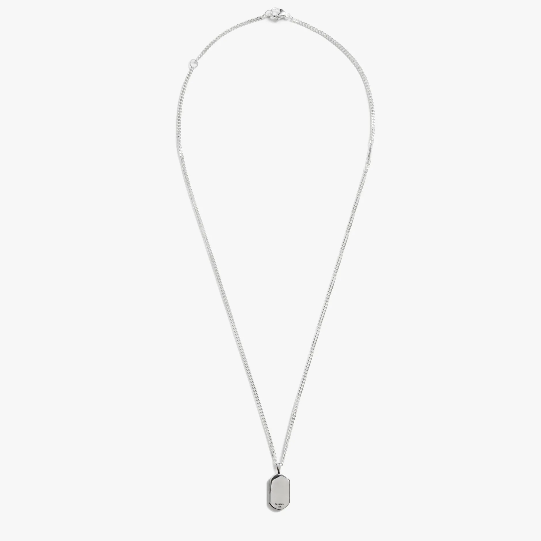 Clearance Shinola Onyx Tag Necklace