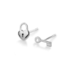 Discount Shinola Petite Heart and Lock Earrings