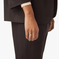 Best Shinola Petite Round Signet Ring Sterling Silver