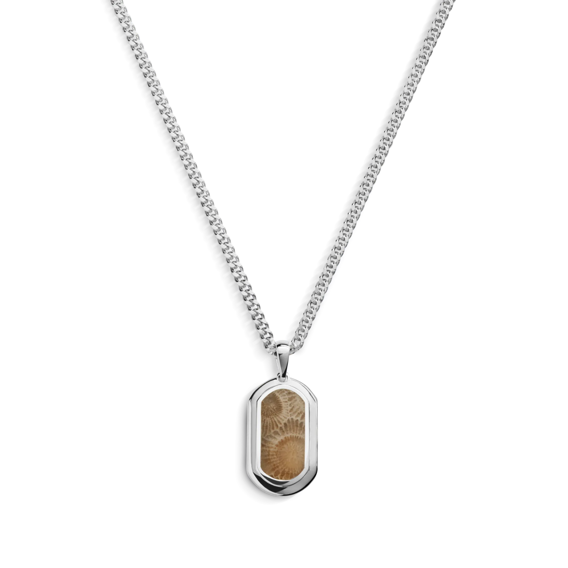 New Shinola Petoskey Tag Necklace