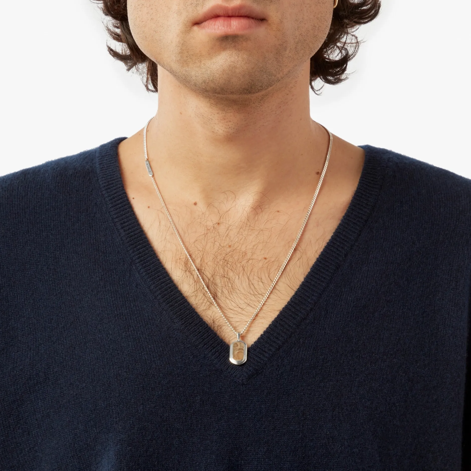 New Shinola Petoskey Tag Necklace
