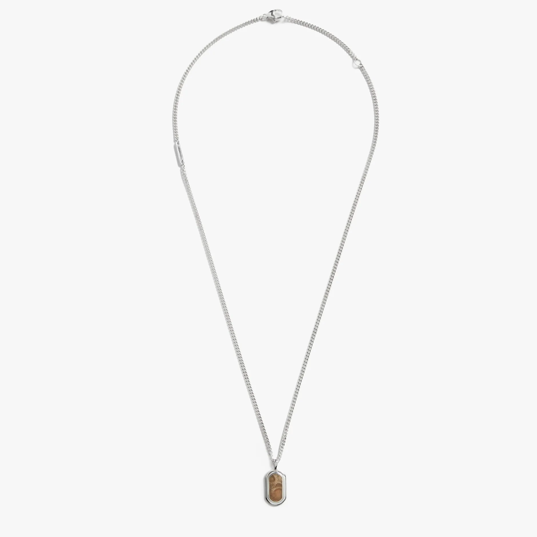 New Shinola Petoskey Tag Necklace