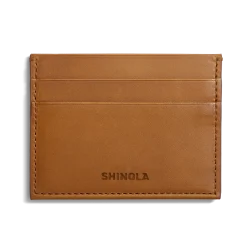Clearance Shinola 5 Pocket Card Holder Tan