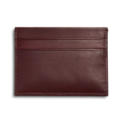 Clearance Shinola Pocket Card Holder Merlot