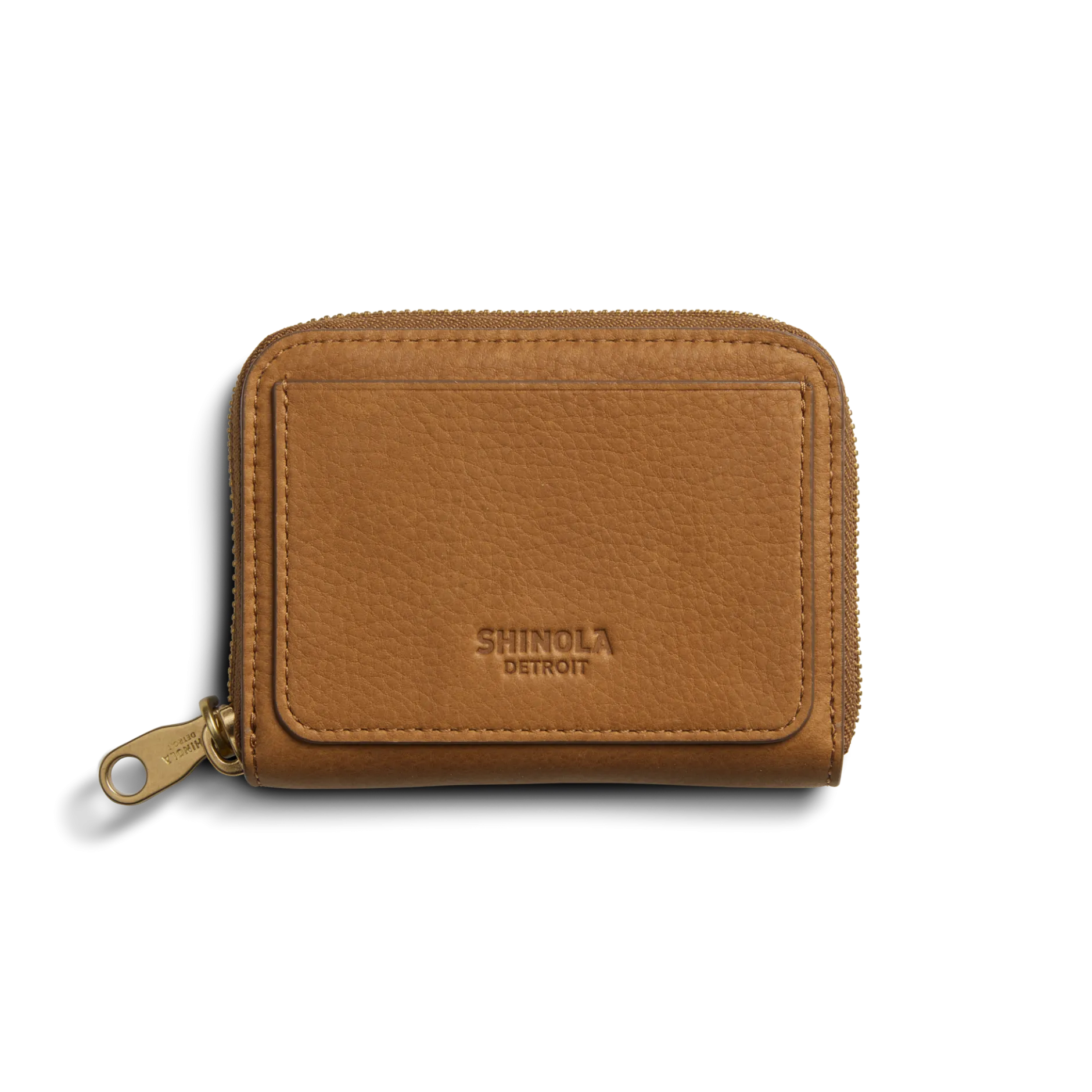 Online Shinola Pocket Small Zip Around Wallet Tan