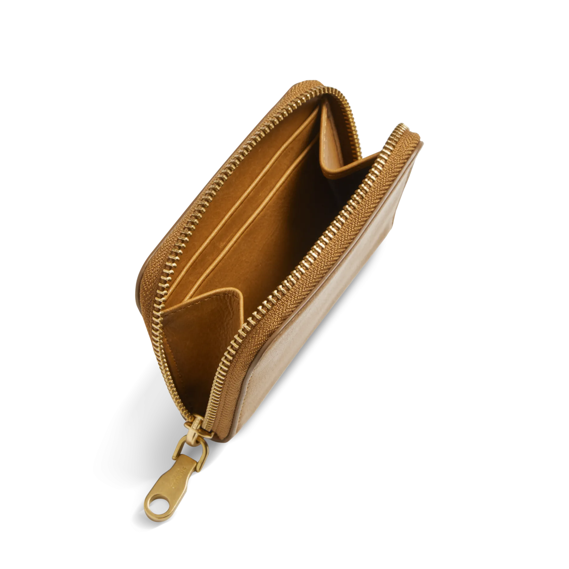 Outlet Shinola Pocket Small Zip Around Wallet Tan