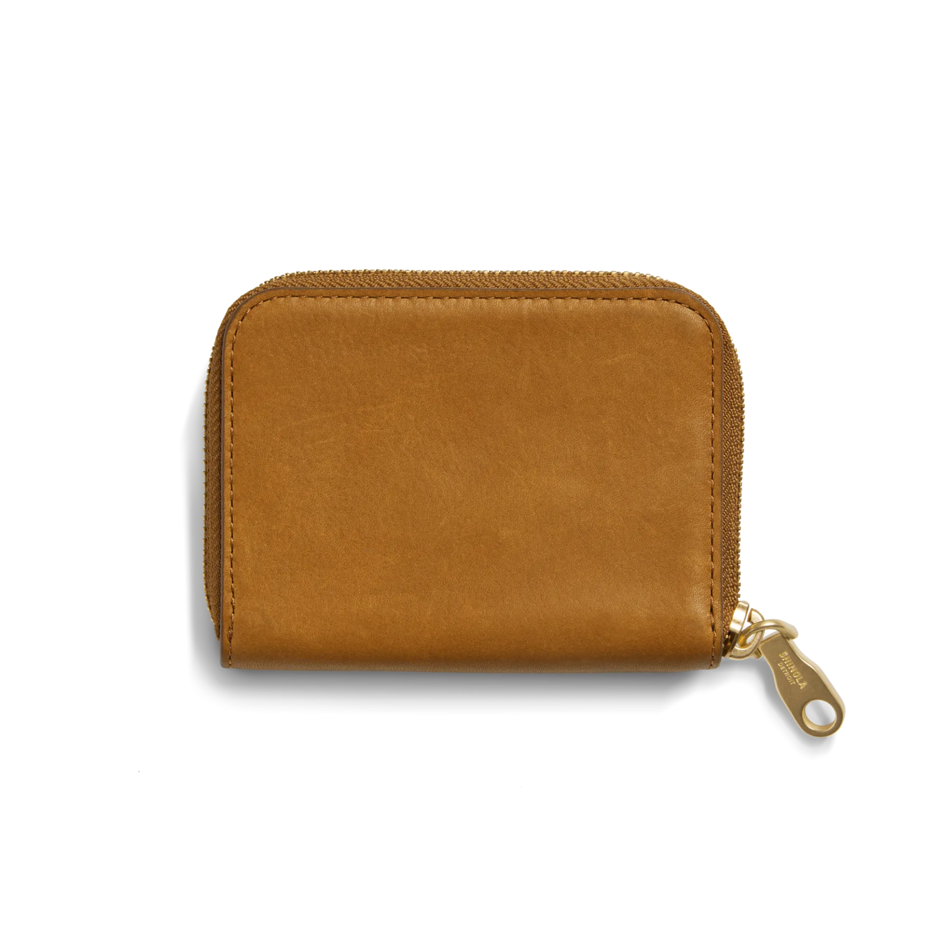 Outlet Shinola Pocket Small Zip Around Wallet Tan