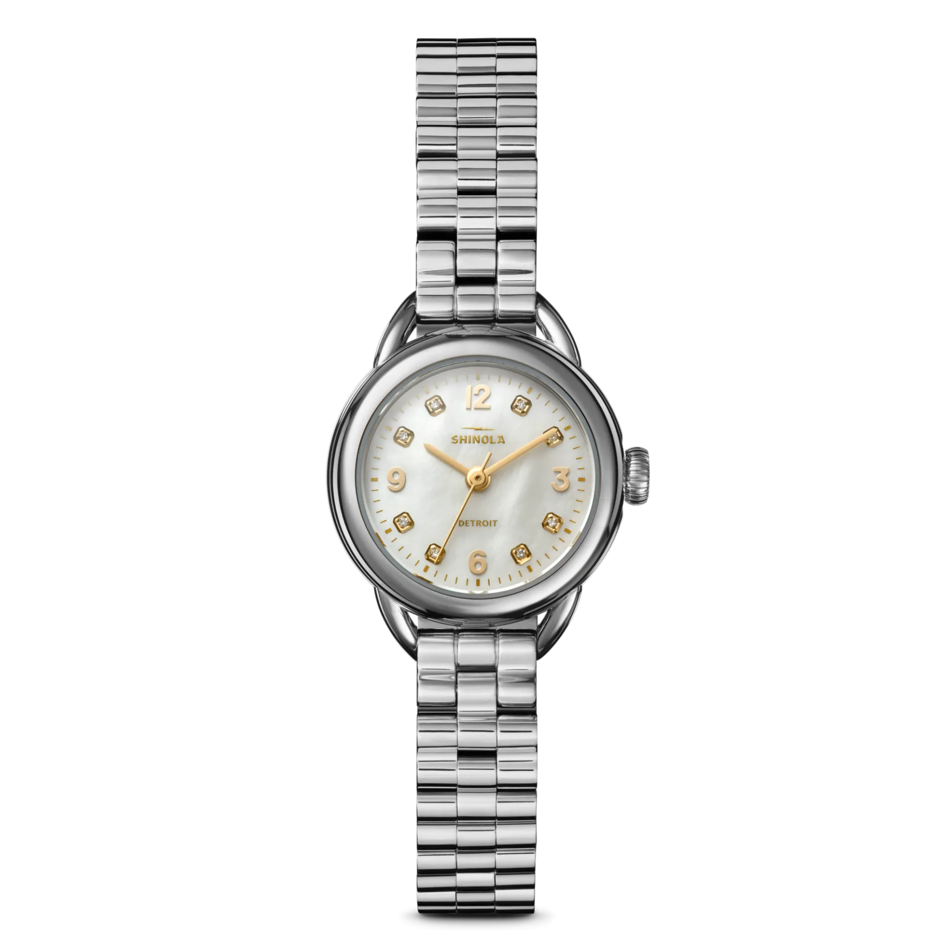 Clearance Shinola Runabout Watch Mother of Pearl/Diamond