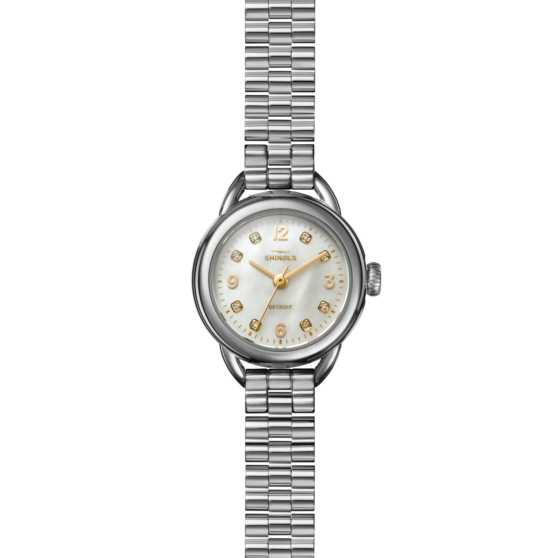 Clearance Shinola Runabout Watch Mother of Pearl/Diamond
