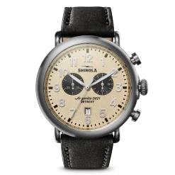 Shinola Runwell Chronograph Cream