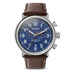 Hot Shinola Runwell Chronograph Watch Blue