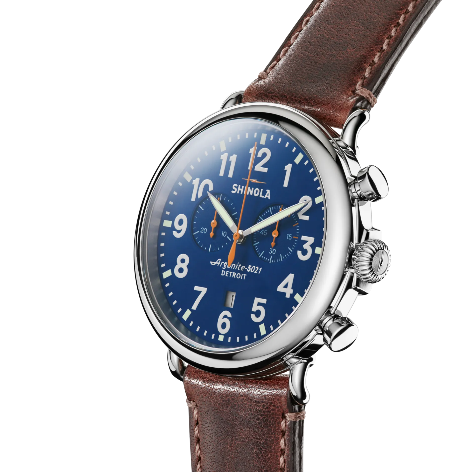 Hot Shinola Runwell Chronograph Watch Blue