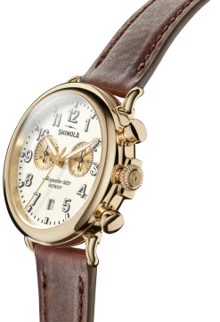 Sale Shinola Runwell Chronograph Watch Ivory