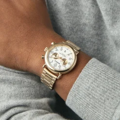 Best Shinola Runwell Chronograph Watch Ivory/Gold