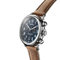 Shinola Runwell Chronograph Watch Midnight Blue