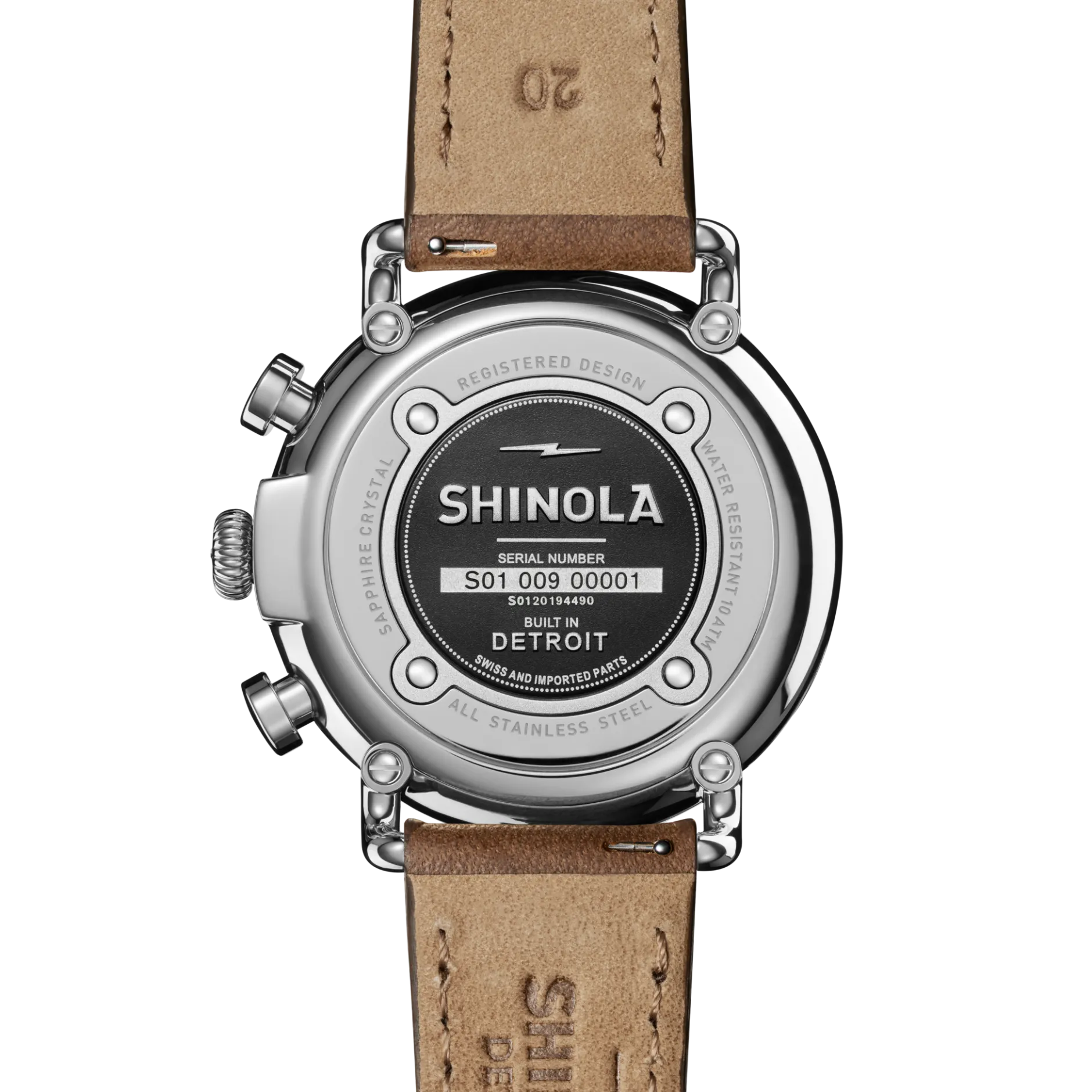 Shinola Runwell Chronograph Watch Midnight Blue