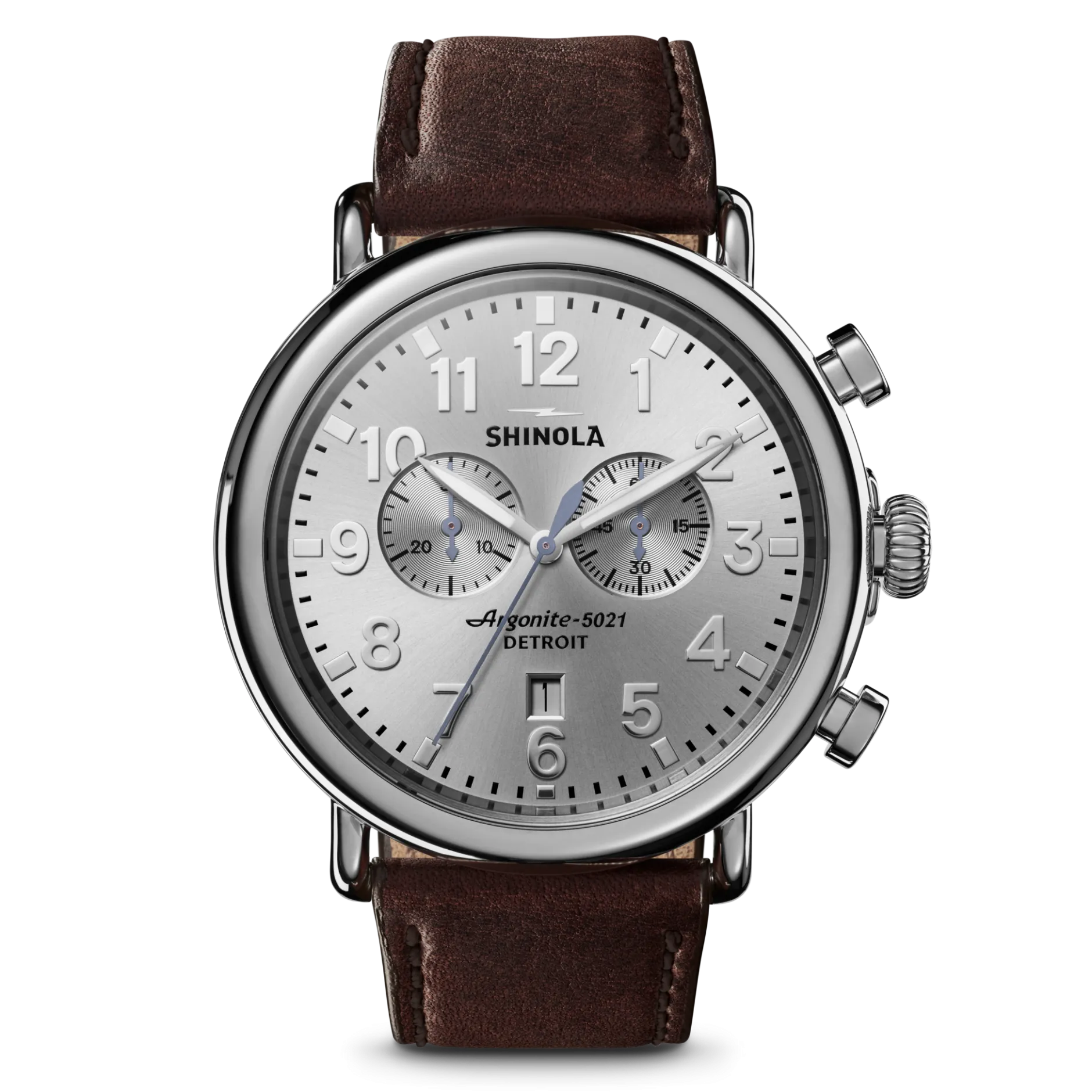 Best Shinola Runwell Chronograph Watch Silver