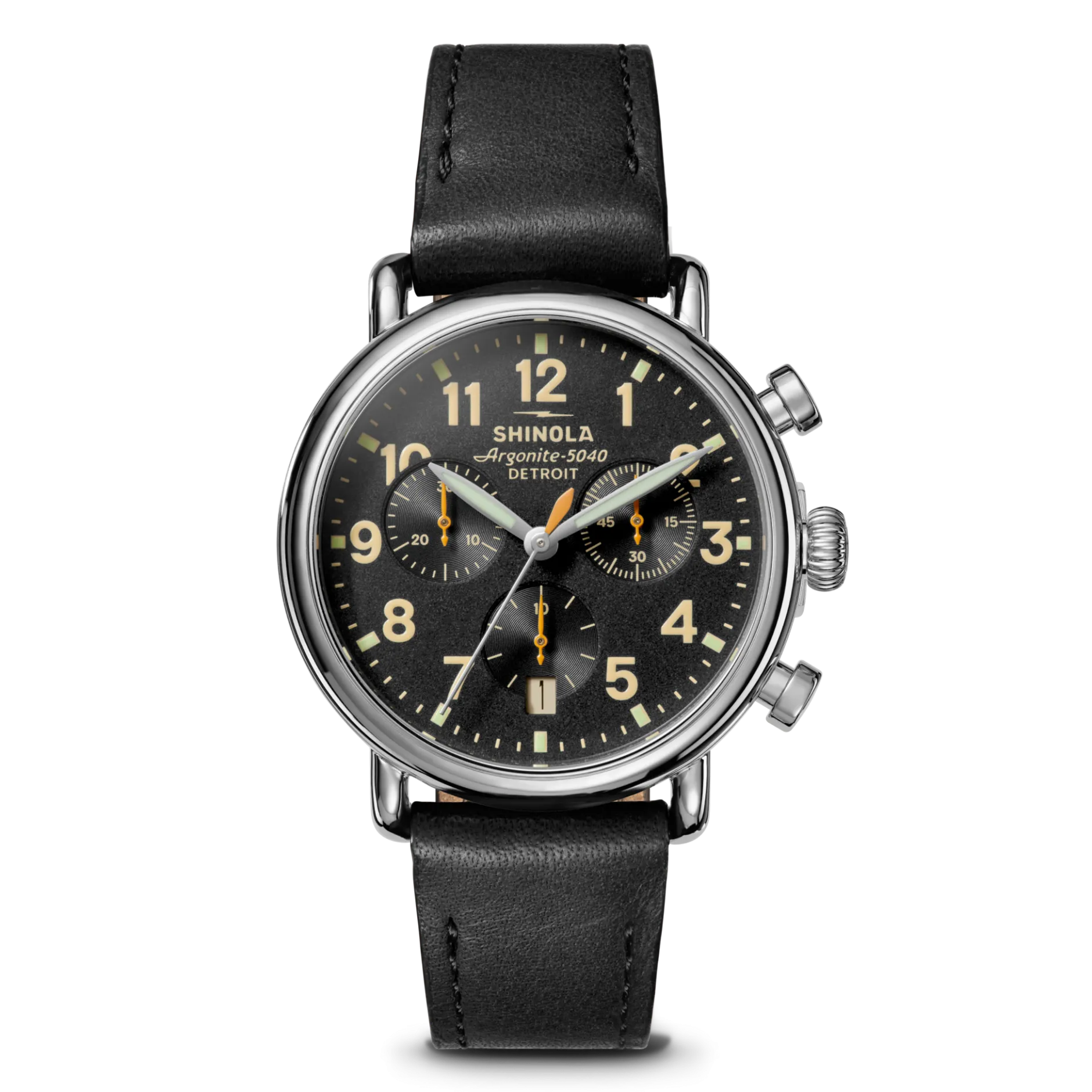 Online Shinola Runwell Chronograph Watch Black