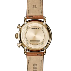 Hot Shinola Runwell Chronograph Watch Cream