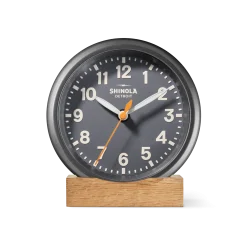 Online Shinola 6" Runwell Clock Dark Gray