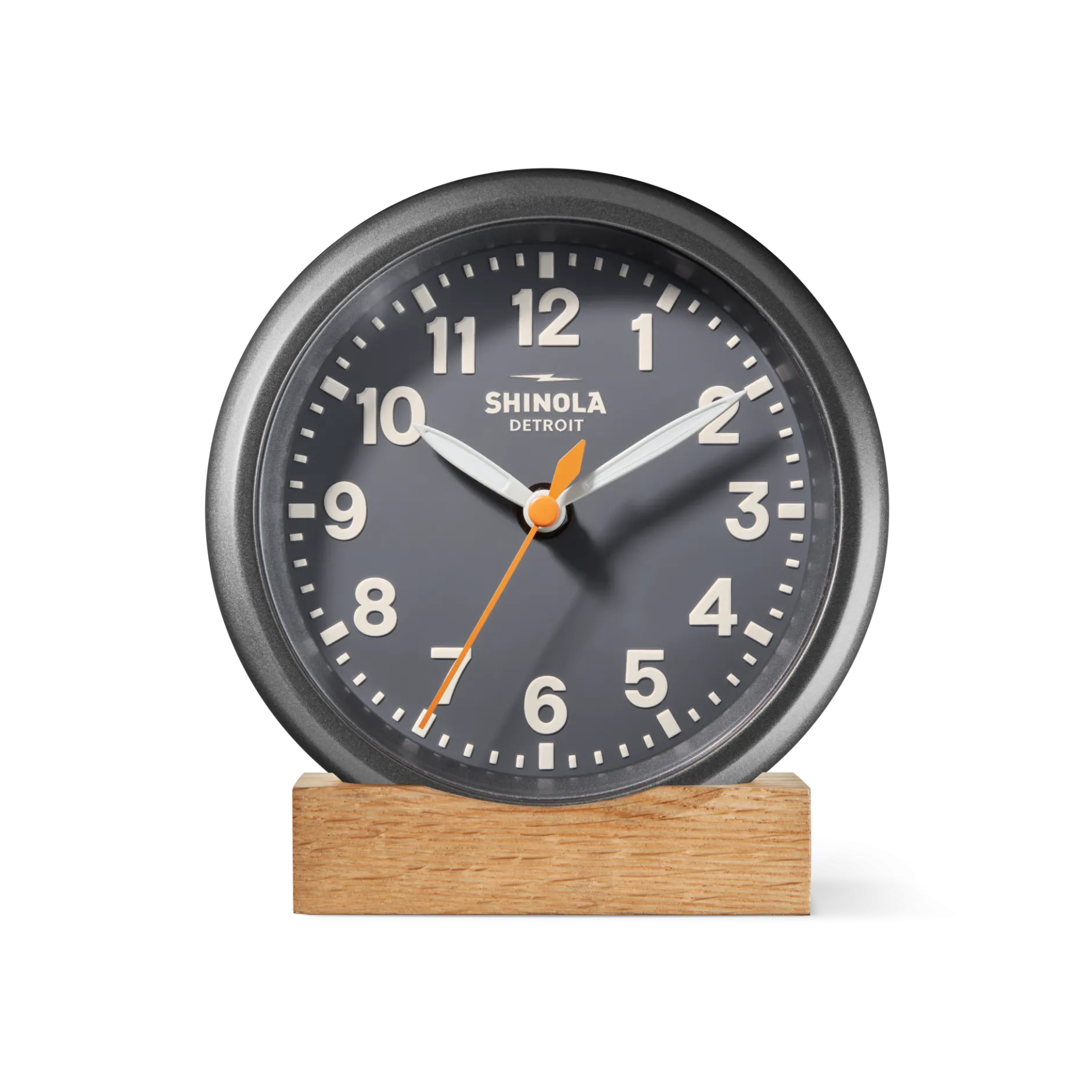 Online Shinola 6" Runwell Clock Dark Gray