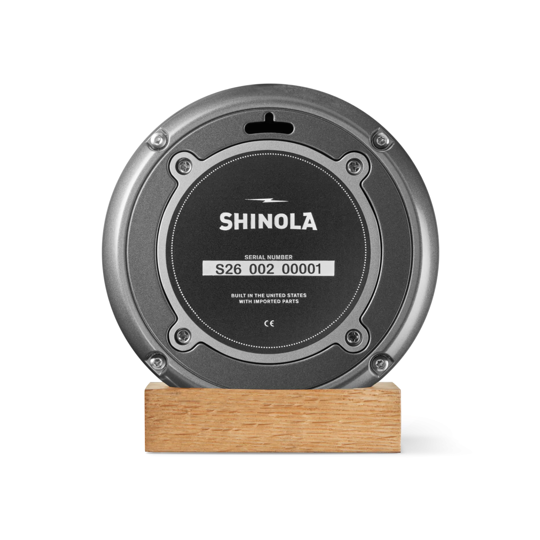 Online Shinola 6" Runwell Clock Dark Gray