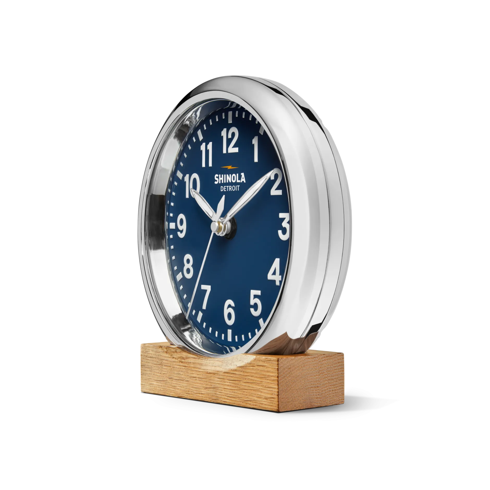 Clearance Shinola 6" Runwell Clock Navy