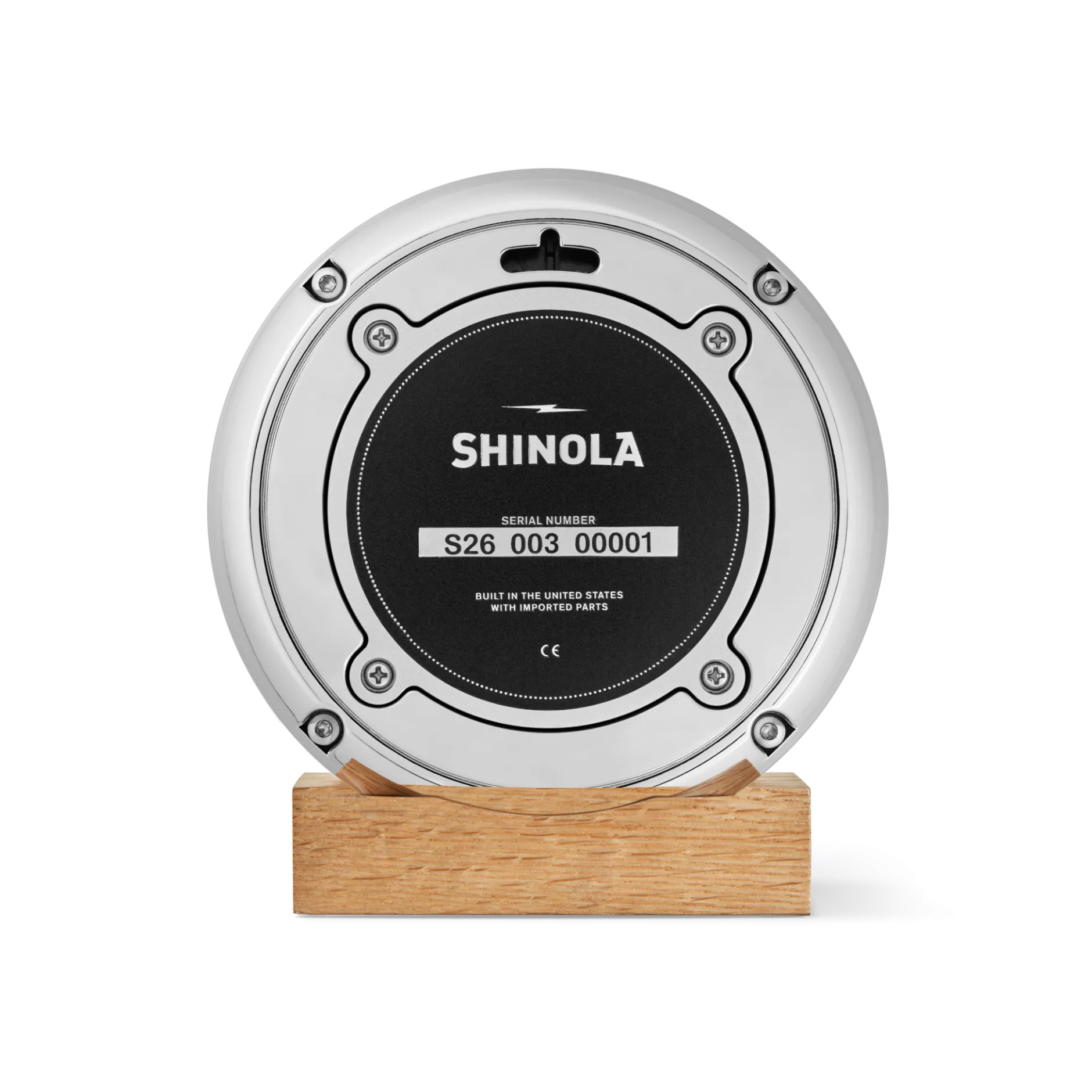 Clearance Shinola 6" Runwell Clock Navy