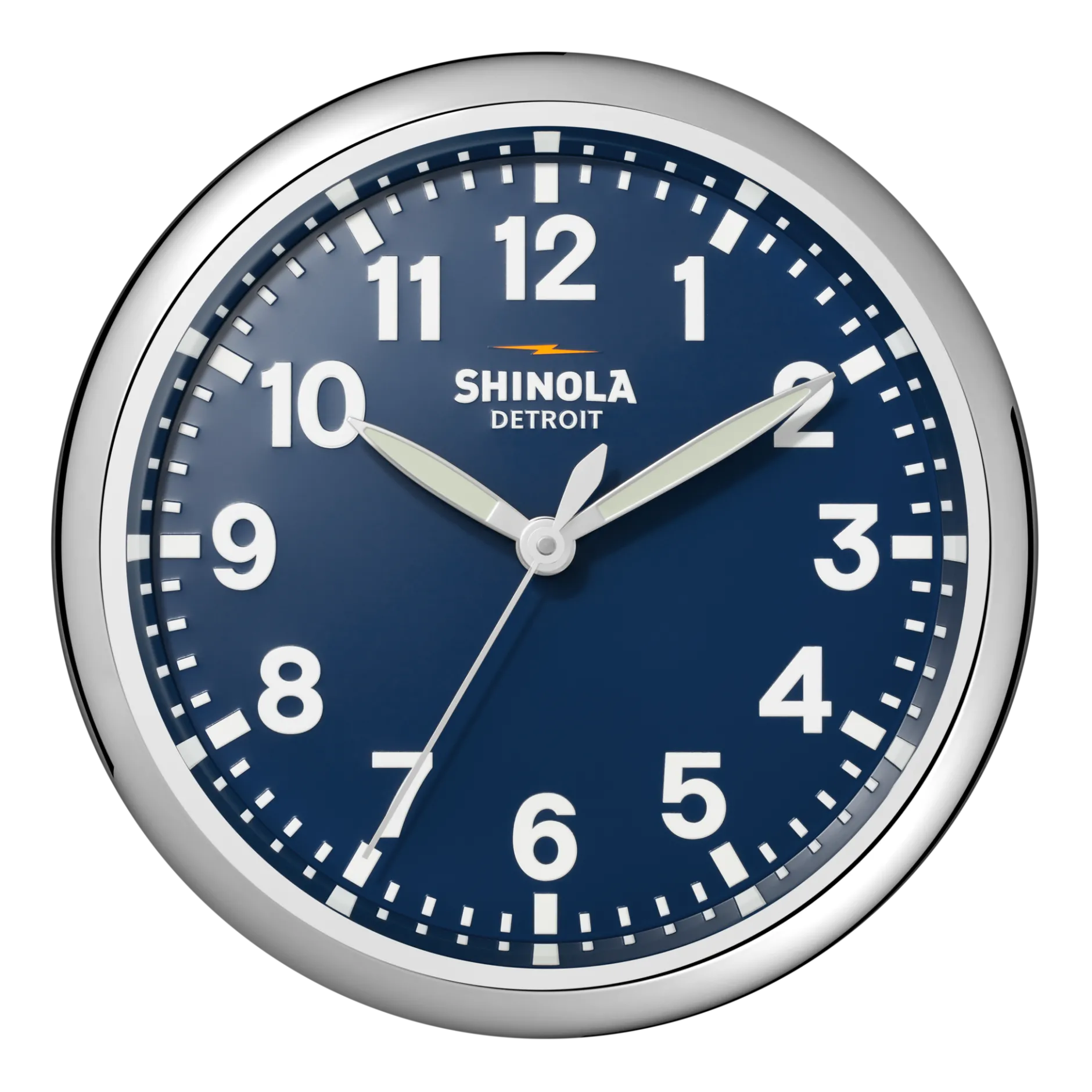 Hot Shinola 14" Runwell Clock Navy