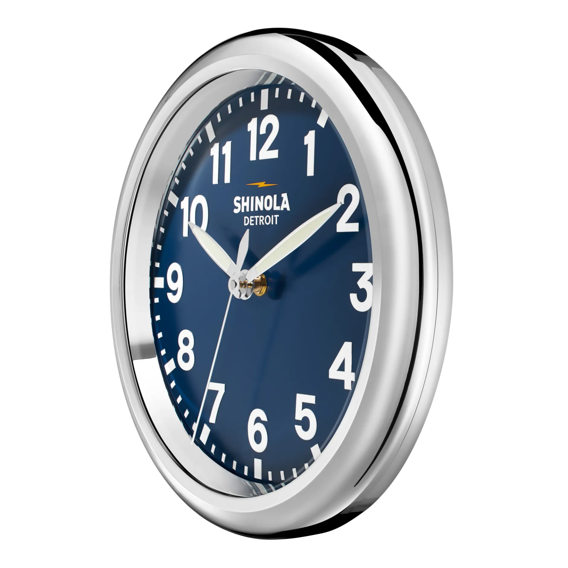 Hot Shinola 14" Runwell Clock Navy