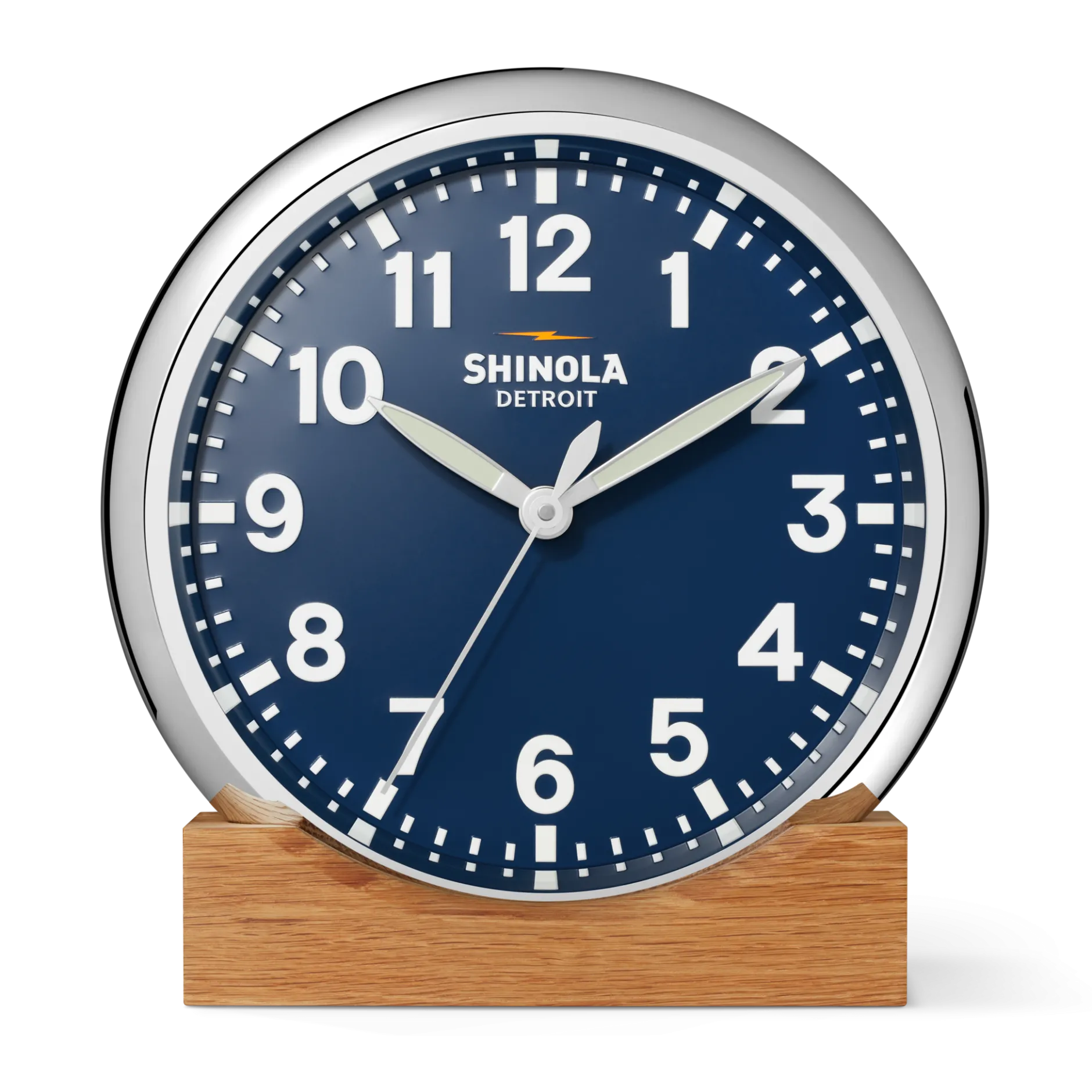 Hot Shinola 14" Runwell Clock Navy