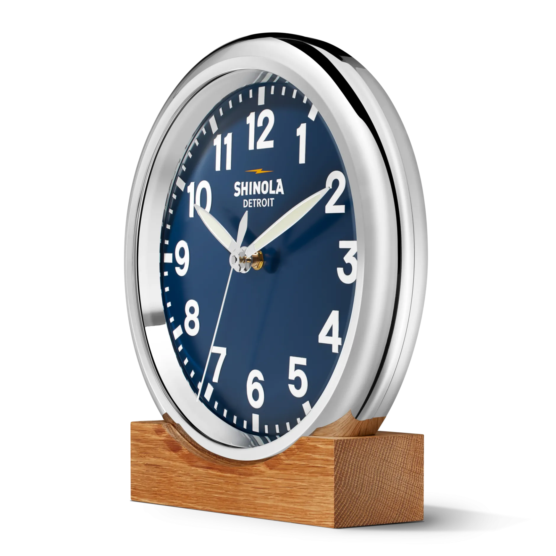 Hot Shinola 14" Runwell Clock Navy