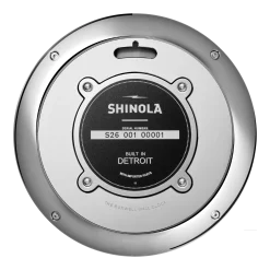 Shinola 14" Runwell Clock Navy/Silver