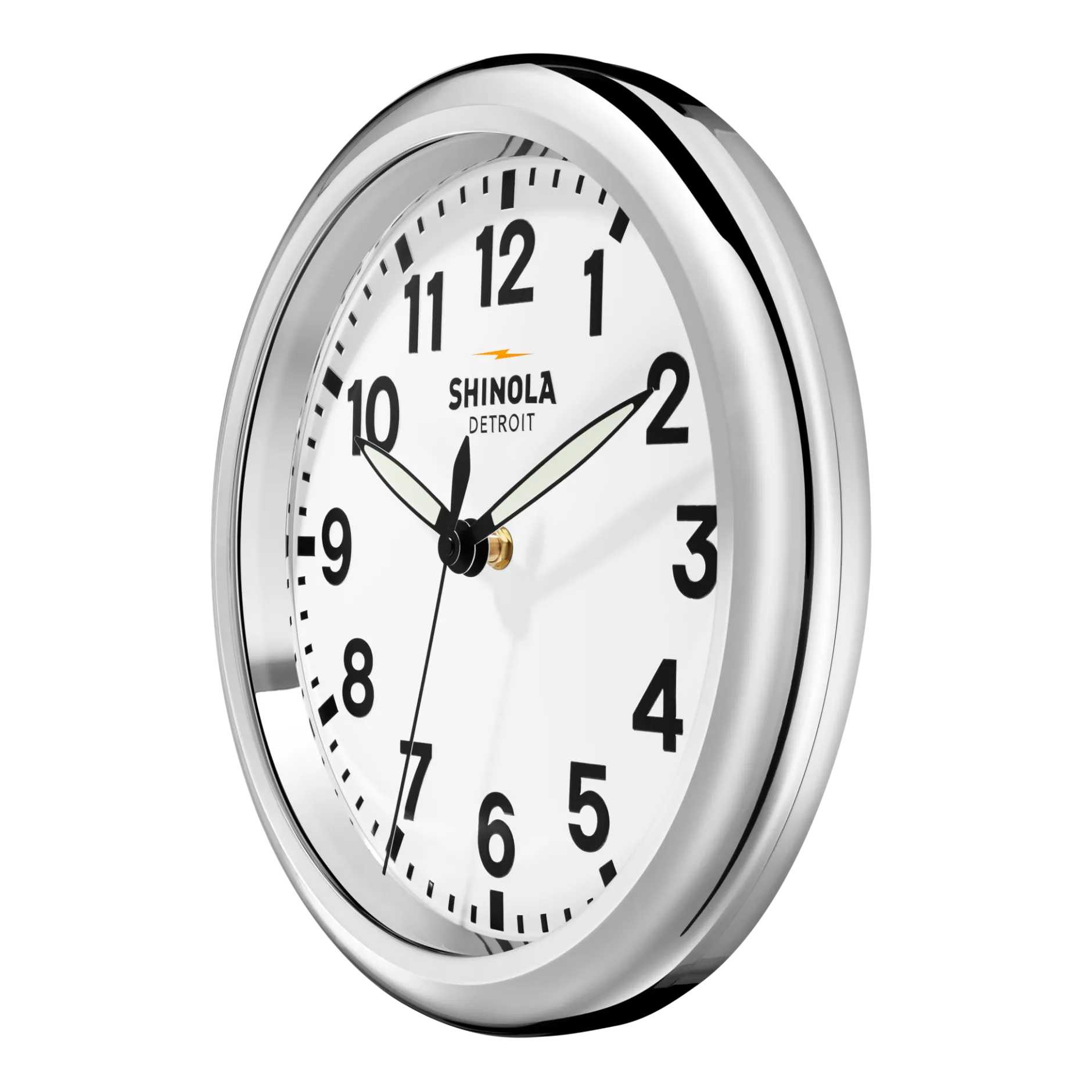 Online Shinola 14" Runwell Clock White/Silver