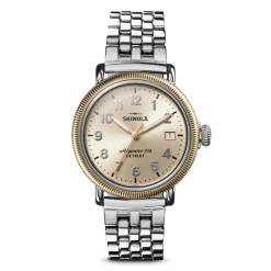 New Shinola Runwell Coin Edge Watch