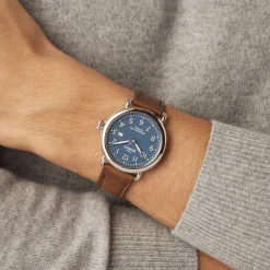 Online Shinola Runwell Date Watch Blue